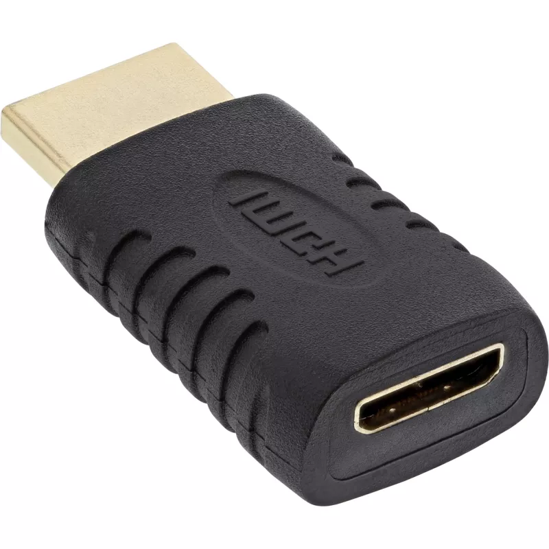 HDMI-adapter InLine 17691G HDMI-stekker / mini-HDMI-bus verguld