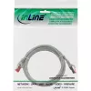 InLine patchkabel S/FTP PiMF Cat.6 250MHz PVC koper grijs 1,5m