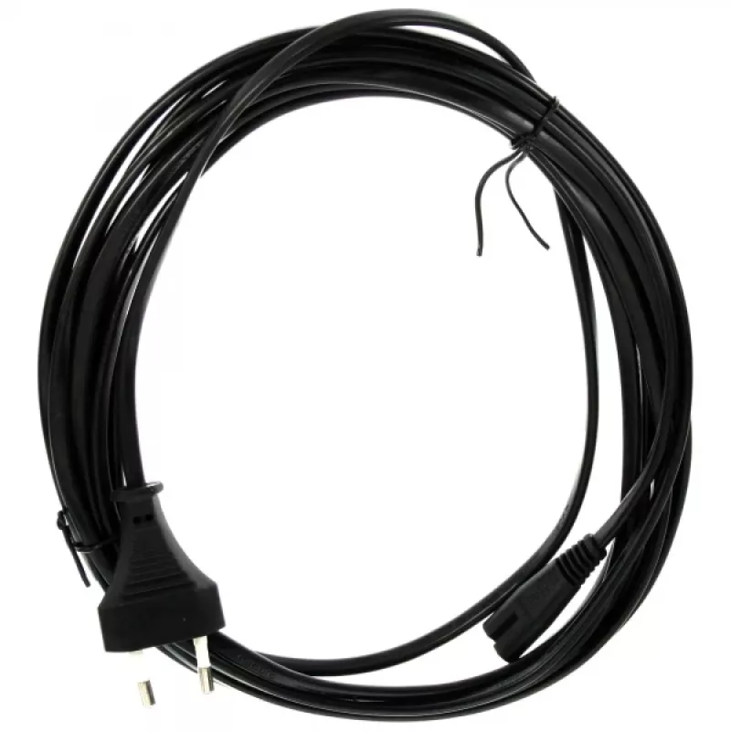 InLine netkabel, Eurostekker / Euro8-stekker, zwart, 10 m