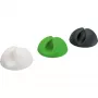 Kabel-gummiklem InLine 6 stuks — wit, groen, zwart — kabelorganizer-clips