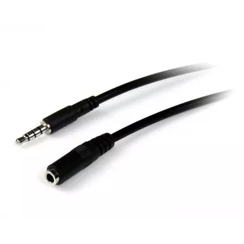 StarTech.com 2 m 3,5 mm 4-polige TRRS headset-verlengkabel – stekker/bus