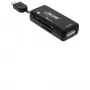 InLine OTG-kaartlezer Dual Flex voor SD, microSD met USB-poort en 2 kaartsleuven