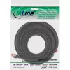 InLine patchkabel S/FTP PiMF Cat.6 250MHz koper halogeenvrij zwart 15 m
