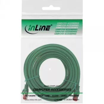 InLine patchkabel S/FTP PiMF Cat.6 250MHz koper halogeenvrij groen 15 m