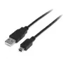 StarTech.com 0,5 m Mini-USB 2.0-kabel – A naar Mini-B – M/M, 0,5 m, USB A, Mini-USB B, USB 2.0, stekker/stekker, zwart