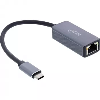 InLine USB 3.2 naar 2.5G Ethernet netwerkadapterkabel, USB-C naar RJ45