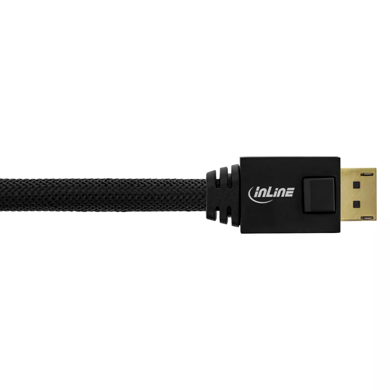 InLine DisplayPort-actiefkabel, zwart, vergulde contacten, 15 m