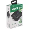 InLine USB 3.0-multi-adapter, 2x USB-A, RJ45, SD/microSD-kaartlezer, zwart
