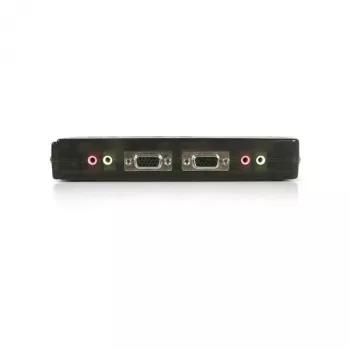 StarTech.com 4-poorts zwarte USB-KVM-switchkit met kabels en audio