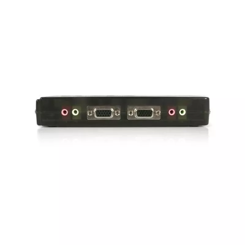 StarTech.com 4-poorts zwarte USB-KVM-switchkit met kabels en audio
