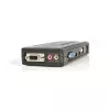 StarTech.com 4-poorts zwarte USB-KVM-switchkit met kabels en audio