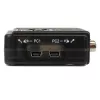 StarTech.com 2-poorts zwarte USB-KVM-switchkit met audio en kabels