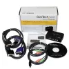 StarTech.com 2-poorts zwarte USB-KVM-switchkit met audio en kabels
