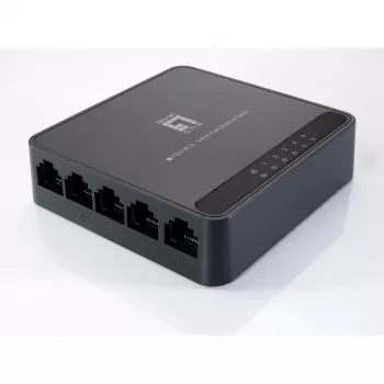 Netwerkswitch LevelOne FEU-0512 Fast Ethernet 10/100 zwart