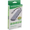 InLine multi-hub USB 3.2 Gen.1, 2x USB-A, HDMI 4K/30Hz, kaartlezer, aluminium, grijs