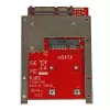 StarTech.com SAT32MSAT257 mSATA-SSD naar 2,5 inch SATA-adapter / converter, 22-pins SATA, 6 Gbit/s, zwart, rood, zilver