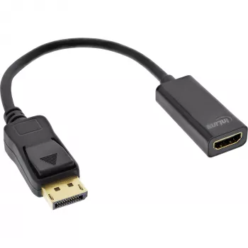 InLine DisplayPort naar HDMI-adapter met audio, DisplayPort M / HDMI F, 4K/60Hz