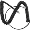 InLine handset-spiraalkabel, RJ10 4P4C M/M, zwart, max. 2 m