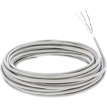 InLine telefooninstallatiekabel 4 aders massief 2x2x0,6mm afgeschermd 100 m