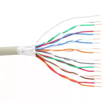 InLine telefoonkabel 16-aderig massief installatie 8x2x06mm afgeschermd 25 m