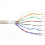 InLine telefoonkabel 12 aders massief installatie 6x2x0,6mm afgeschermd 25 m