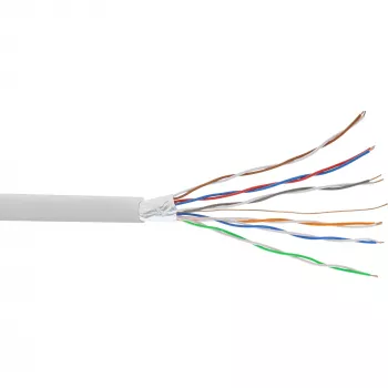 InLine telefoonkabel 12-aderig, massiefdraad-installatie 6x2x0,6mm afgeschermd 100 m
