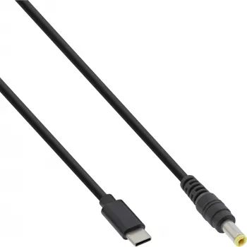 InLine USB-C naar ASUS/Lenovo notebook (rond) oplaadkabel, 2 m