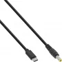 InLine USB-C naar ASUS/Lenovo notebook (rond) oplaadkabel, 2 m