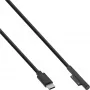 InLine USB-C naar Surface oplaadkabel, 2 m