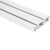 InLine aluminium Slatwall-paneel voor wandmontage, wit, 1,2 m