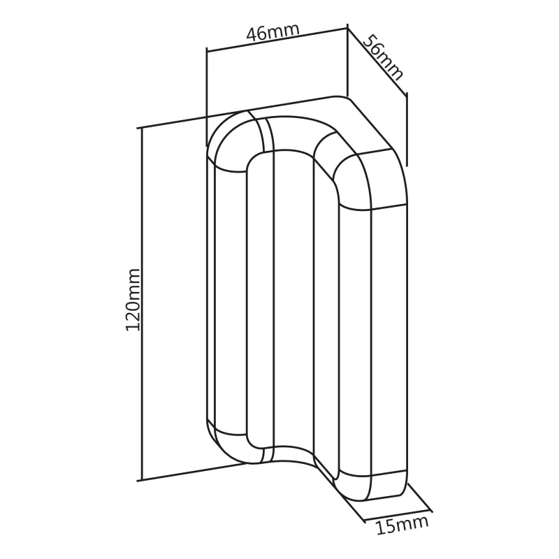 InLine Slatwall-montagebeugel voor wandbevestigingspaneel, wit, 2 stuks, paar