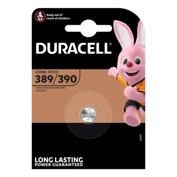 Eenmalige knoopcelbatterij Duracell 389/390, zilveroxide 1,5 V, 1 stuk