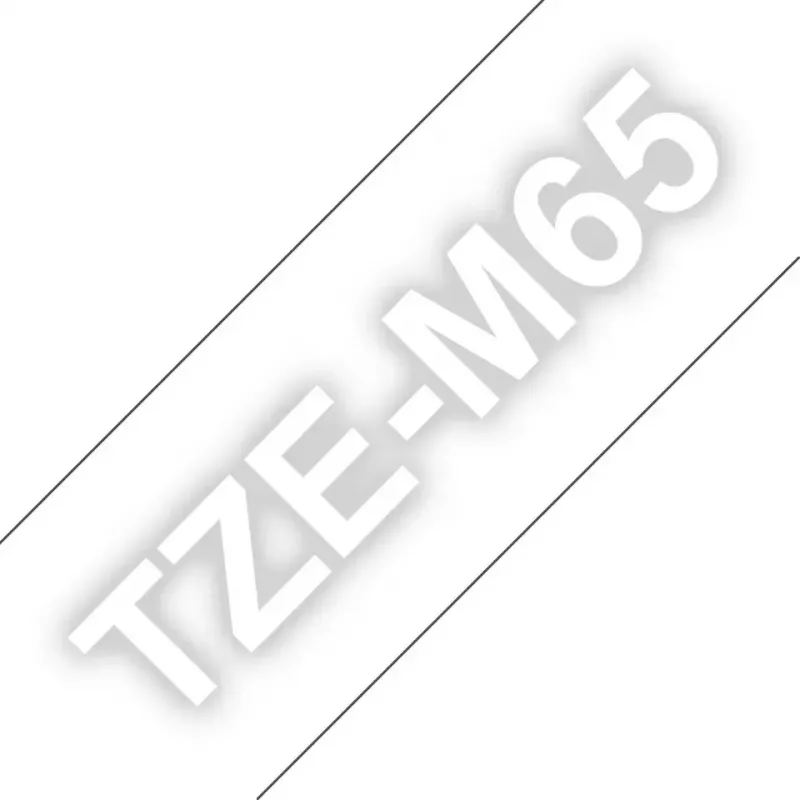Brother TZE-M65 labeltape transparant