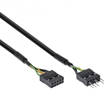 InLine HD-audiokabel, intern, voor HD Audio en AC97, 0,4 m