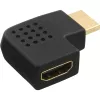 InLine HDMI-adapter stekker bus zijwaarts haaks links verguld 17600S