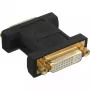 InLine DVI-I-adapter digitaal + analoog 24+5 bus / bus zwart verguld