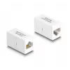 Delock 88133 adapter RJ45-aansluiting naar RJ45-aansluiting, Cat.6 UTP, wit