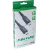 USB4-kabel InLine 35906A 0,5 m USB-C stekker/stekker 8K60Hz zwart