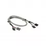 InLine USB 2.0 verlengkabel intern 2x 4-pins stekker/bus, 0,60 m, bulk