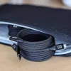 InLine magnetische USB-C-kabel, USB-C stekker/stekker, 100W, zwart, 2m