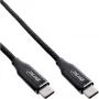 InLine magnetische USB-C-kabel, USB-C stekker/stekker, 100W, zwart, 1,5m