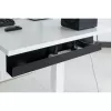 InLine kabelmanagementsysteem onder bureau 23190W — staal, wit, 114×600×76 mm