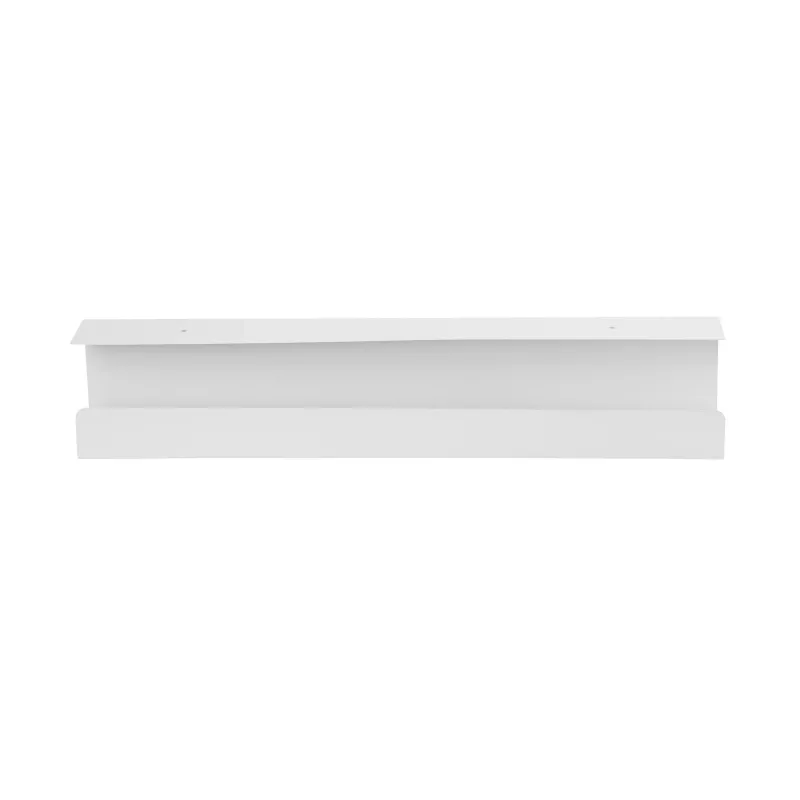 InLine kabelmanagementsysteem onder bureau 23190W — staal, wit, 114×600×76 mm