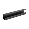 Kabelmanagementsysteem onder bureau InLine 23190B, staal, zwart, 114×600×76 mm