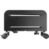 InLine pc-trolley, rolwagen voor computercase, max. 10 kg, zwart