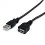 StarTech.com 0,91 m zwart USB 2.0 verlengkabel A naar A - M/F