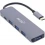 USB-hub InLine USB 3.2 USB-C multi hub 4x USB-A 5Gb/s + USB-C (data/PD 87W)