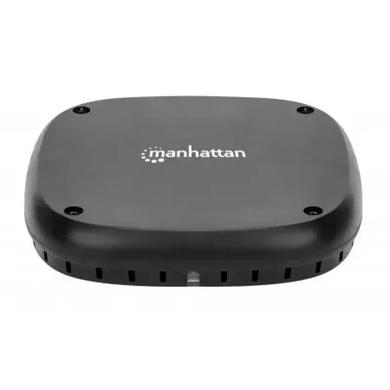 Draadloze oplaadmat Manhattan 10W onder bureau zwart 1,2m kabel