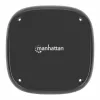 Draadloze oplaadmat Manhattan 10W onder bureau zwart 1,2m kabel