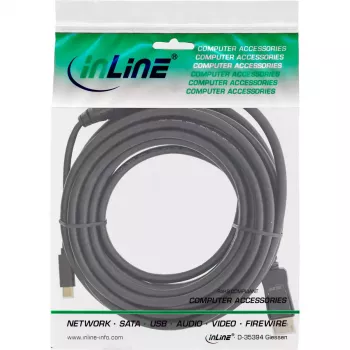 USB-displaykabel InLine 64123 USB-C stekker naar DisplayPort stekker 3m